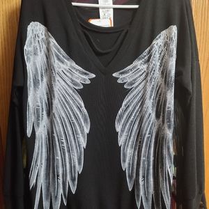 Torrid sweater with wings on back